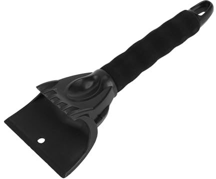 Partuto 1pc 250x90mm Universal Car Ice Scraper - SUV Snow Frost Remover for Car Truck RV Windscreen Side Window Anti Crash Portable - EVA Black Snow Shoveling Defrost Clearing