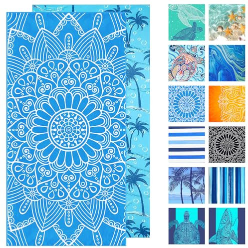 Strandtuch Mikrofaser Strandhandtuch Saunahandtuch Strandtücher 180x80 xxl Groß Strand Sandfrei Saunatuch Microfaser Handtuch Beach Towel Damen Herren Sauna Zubehör Schnelltrocknend Strandlaken