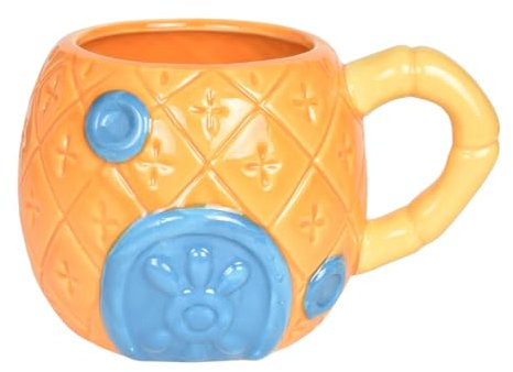 Niedlicher 3D Becher, Cartoon 3D Keramik Ananas Wasserbecher, 3D Obst Tasse Porzellan Kaffeebecher, Kreative 3D Becher Teetasse, für Tee Saft Milch Wasser, Jungen Mädchen Geburtstagsgeschenk,700 ml