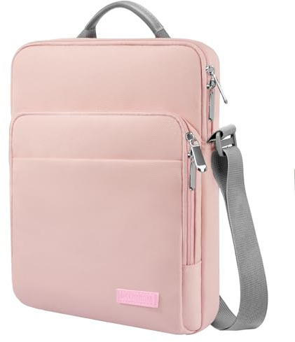 Dadanism 9-11 Custodia Protettiva Borsa con Tracolla per iPad 10a Gen 10,9, iPad (A16) 11, iPad PRO 11, iPad Air 11, iPad 9/8/7a Gen 10,2,iPad Air 5/4,Galaxy Tab A9+ 11,Tab M11 11, Rosa