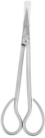 Bonsai Schere, Schnellschere, Edelstahlblatt -Sprossenschere mit Langem Griff für Gartenblumengemüse