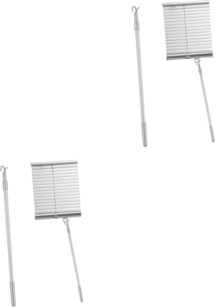 ABOOFAN 2piezas Varita Telescópica para Cortinas Bastón De Reemplazo para Persianas Verticales Accesorio Práctico y Duradero De Longitud para Uso Hogar y Oficina