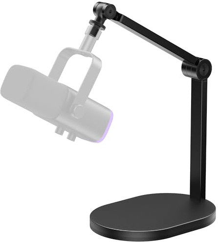 InnoGear Mikrofonständer, Schreibtisch-Mikrofonständer, Galgenarm für Fifine, 2 Stück | für FIFINE AM8 K669B Blue Yeti HyperX, Minimale Stellfläche, Fein-Tune-Spannung, schwerer Halt, 1,20 kg Gewichtskapazität
