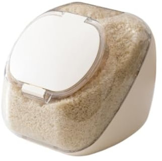 IWENZHKPA Cereal De Dispenser Rice Container Cereal Container Dispenser With Lid Sealed Storage Pet Food Container Cereal Dispenser Countertop(Clear)