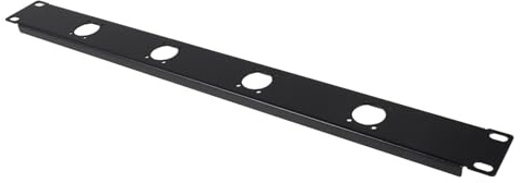 DECORNIJIA Audio Rack Mount Panel Cable Organizer Holders Heavy Duty Hinged Rack Panel Cable Organizer Storage Cord Management 19 Inch Black