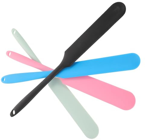 Wachsspatel aus Kunststoff 4 Stück-pack für Präzises Auftragen bei Waxing | Wiederverwendbare Applikatoren, Zuhause und Studio, für Augenbrauen und Gesichtshaarentfernung