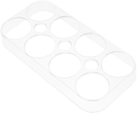 Warmhm Praktische Eierbox für Kühlschrank aus Robustem PP 8 Fächer für Frische Eier und Ordentliche Aufbewahrung in Haushalt und Küche