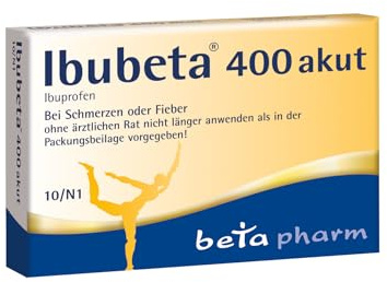 Ibubeta 400 akut Filmtabletten, 10 St. Tabletten