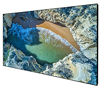 DELUXX Cinema Rahmenleinwand SlimFrame 265 x 149cm, 120-4K Pro Flex MWHT