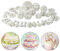 Soleebee 33 Pièces Outils de Modelage Fondant Outils De Décoration De Gâteau De Cuisson Décoration De Sucre Artisanal Plongeurs Ustensiles pour Décoration de Gâteau Set Coupe-Biscuits Accessoires