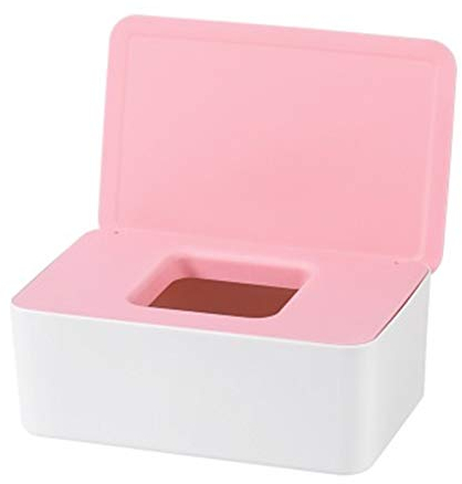 CRMY Aufbewahrungsbox für Feuchttücher, Feuchttücher, für trockene und nasse Seidenpapier, Serviettenhalter, Feuchttücher, Spenderhalter mit Deckel für Zuhause & Büro