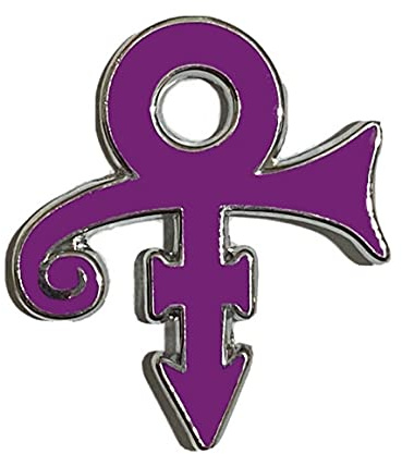 Générique Prince Pin's Broche Métal Emaillé Logo Love Symbol - Violet