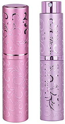 SSyang 10ML Porta Perfume de Viaje,2 Piezas Atomizador Perfume Recargable Dispensador Mini Portátil Atomizador,para Viaje Bolso Mano Bolsillo Equipaje