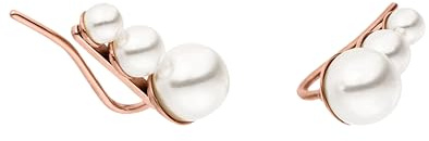Purelei Finesse Ohrringe (Roségold) – Damenohrringe aus langlebigem Edelstahl – Wasserfeste Ohrringe Damen – mit eleganten Perlen – Modeschmuck für deinen individuellen Look