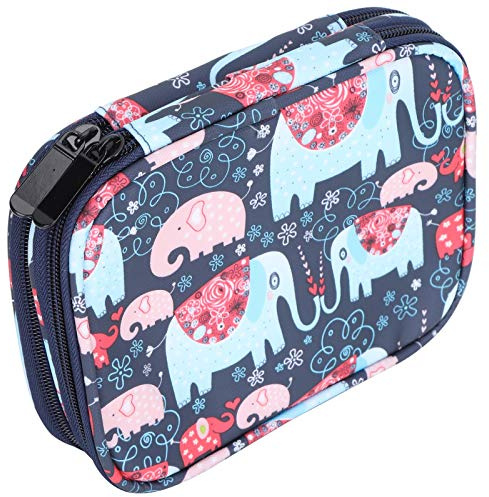 Wasserabweisende Häkeltasche tasche für stricknadeln mit Gummibändern, Nadelorganisationstasche, Weich Zum Aufbewahren von Häkelnadeln Zum Aufbewahren von Yarn Storage