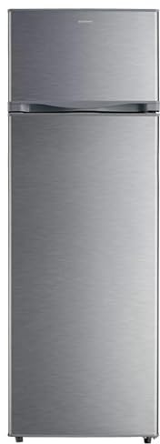 INFINITON Frigorifico Dos Puertas FG-239D16XEV2, E, 239 L, 160 cm, Defrost, Puerta Reversible, Regulable en Altura, Crisper Box, Inox