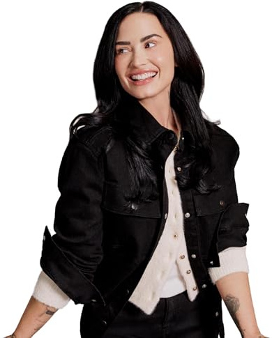 Amazon Essentials (La elección de Demi Chaqueta Tipo Camisa Vaquera de Corte Extragrande y Alto Gramaje Mujer, Negro, M
