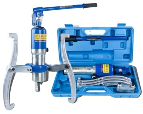 Kit estrattore idraulico for ingranaggi da 15 tonnellate, separatore for mozzo con cuscinetto a 2 o 3 ganasce, separatore for estrazione cuscinetto ruota, verticale e orizzontale, con custodia, ripara
