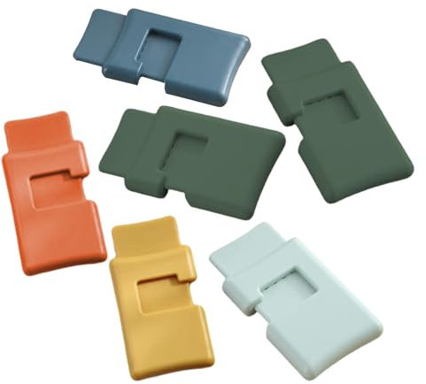 Bread Bag Sealers, Snack Bread Sealing Clip, Snack Bag Sealing Clips, Food Bag Sealing Tool, 6 Pieces Snack Bread Sealing Clips for Dried Fruit, Food, Bread