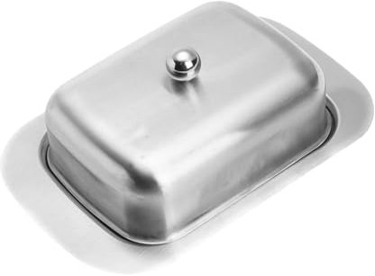 Support à beurre – Plateau de rangement antidérapant avec couvercle | Beurrier hermétique pour plan de travail et réfrigérateur, plateau de rangement pour la cuisine et la maison