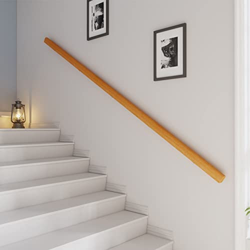Corrimano in legno antiscivolo per scale anziani e bambini Corrimano in pino per casa e asilo Guardrail Corridoio a parete Corrimano per scale per interni costruzione villa loft in legno
