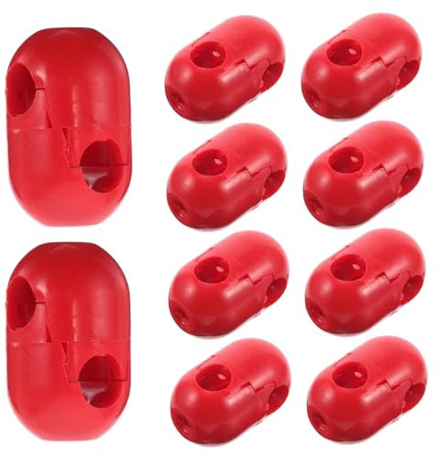 FELTECHELECTR 10pcs Climbing Net Buckles for Boys and Girls Safe Connectors for Rope Ladder Accessories Engaging Activity for Indoor and Outdoor Playgrounds