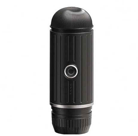 JOJIDE Cafetière portative, Machine à expresso portable 2 en 1, capsules compatibles et café moulu, pression de 19 bars, parfaite for les s, le camping, pour camping-car, randonnée, bureau