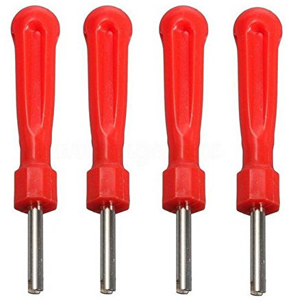 Kueohse 4 Stueck Reifen Ventileinsatz Entferner Reifen Repair Tool Schraubendreher