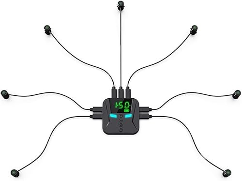 QYMDRION Handy Bildschirm Auto Clicker Mobile Live Device Screen Clicker Keep Screen mit 7 und 1 Host Clickern für Active Silent Pulse Clip Snap Refresh Click Head, für Spiele-Live-Übertragungen