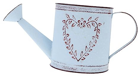 SUPVOX Annaffiatoio in Ferro Vintage Decorazione Rilievo Contenitore Per Fiori Shabby Chic Aspetto Rustico Per Balcone Giardino e Soggiorno