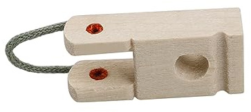 Piano Middle Pedestal Line Shaft Bracket 10 Pack Beige | Rope and Wood Build, Easy Install Replacement, for Piano Repair Parts and Tuning Tool Use