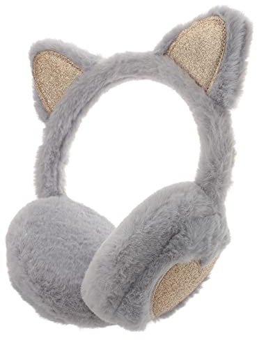 Garneck Cache Oreilles Peluche pour Garçon Fille avec Oreilles de Chat Chaud et Confortable Accessoire Hiver pour Fille Garçon Dhiver et Mignon