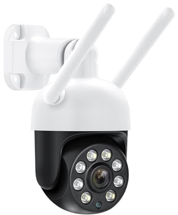 JOXLOVER Kit di videosorveglianza da 4 MP Kit di Protezione a casa bidirezionale Kit NVR for videocamera IP di telecamere di Sicurezza Wireless per Esterni(None,Camera)