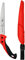 FELCO 621 Säge (Länge 42 cm, Holzsäge mit ziehendem Schnitt, Sägeblatt 24 cm, Gartensäge mit ergonomischen Griff, für schwere Sägearbeiten, Schnitt-ø 80 mm), 26 x 16 x 12 cm