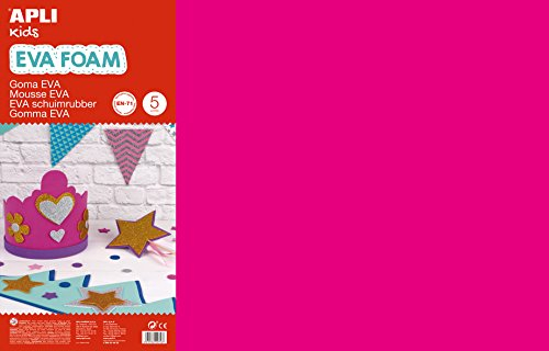 APLI Kids - Borsa in gomma EVA 600 x 400 mm Fucsia