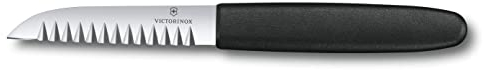 Victorinox, coltello da decorazione con manico ergonomico in plastica, nero
