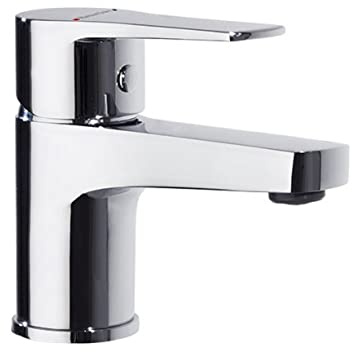 Ramon Soler 261494 Mitigeur monocommande pour lavabo Titanium Chromé 121 mm Hauteur