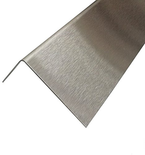 Edelstahl Winkel 2,5 Meter 0,8 mm stark, L-Winkel (20 x 20 x 0,8 mm)