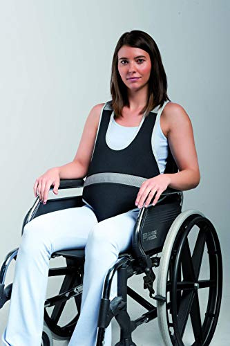 Adiggy Medical | Klemmweste für Rollstuhlfahrer mit Perinealteil | Clip-Verschlusssystem Talla L