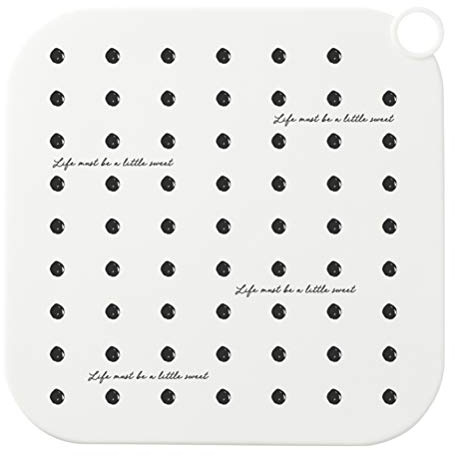 Calayu - Tappo per scarico in silicone quadrato antiodore per lavabi, cucina, bagno