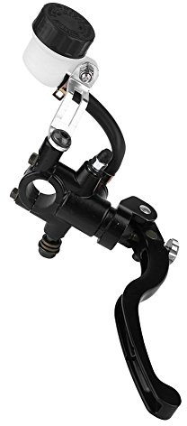 EVGATSAUTO Leva della pompa freno, 7/8 Manubrio idraulico rotondo universale per motocicletta Leva frizione pompa freno 22mm (sinistra/destra)(Destra)