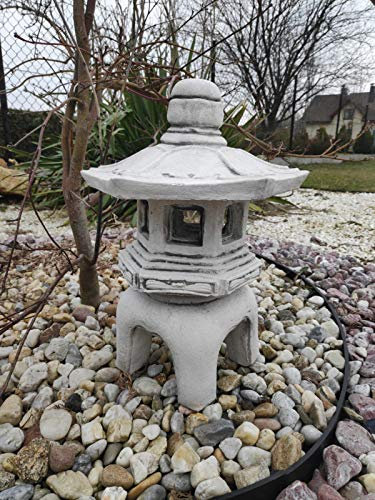Stone garden ornament, decoration, Pagoda Fujiyoshida/concrete Japanese oriental lantern