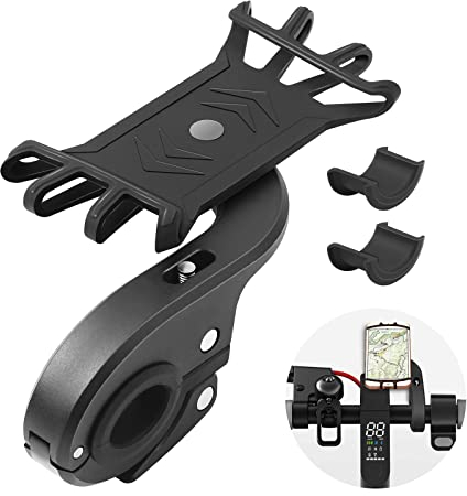 MaxEarn Handyhalterung Fahrrad Universal 360°, Handyhalter Motorrad, Lenker Halter für 4,7-6,5 Zoll iPhone Samsung Android Smartphone GPS-Geräte, Telefonhalter für Rennrad/Kinderwagen/Mountainbike