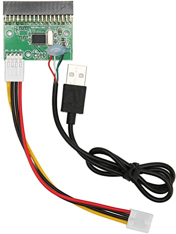 Bewinner 1.44MB 3.5 Inch USB Cable Adapter, Floppy Drive Connector,34 PIN to USB Cable Adapter for 1.44MB Floppy Drive, 3.5in Floppy Drive for for OS X