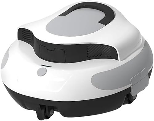 Robot nettoyeur de piscine, aspirateur de piscine automatique sans fil, robot de nettoyage électrique portable, avec croisière 120 min, double moteur, système de navigation et de stationnement