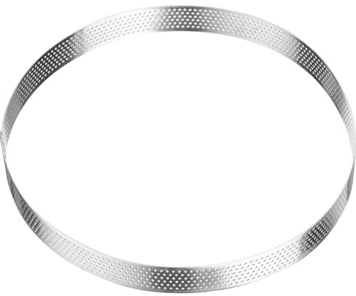 Westmark Stampi per Tartellette – Forme perfette per tartellette e quiche – Risultato di cottura uniforme grazie alla perforazione - Argento, Ø 20 cm, Cerchio, Ø 20 cm, 1 pezzo