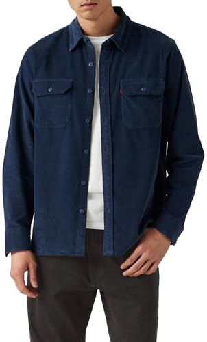 Levi's Jackson Worker Chemise à Bouton Bas Homme, Zodiac Blue, XL