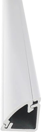 RENLXFI Kabelkanal Metall Kabelkanal 1m, Selbstklebende Wand Kabelabdeckung TV Kabelmanagement Verstecken Veranstalter Für Krankenhaus/Einkaufszentren, Ecke Kabel Verbergen(White,14mm(5/9 in) Wide)