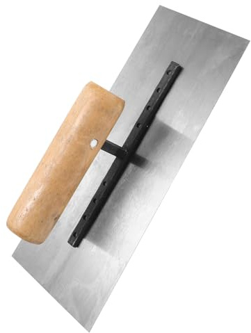 Housoutil Truelle de Maçonnerie Acier avec Manche Outil Polyvalent pour Enduit Lissage et Finition des Murs