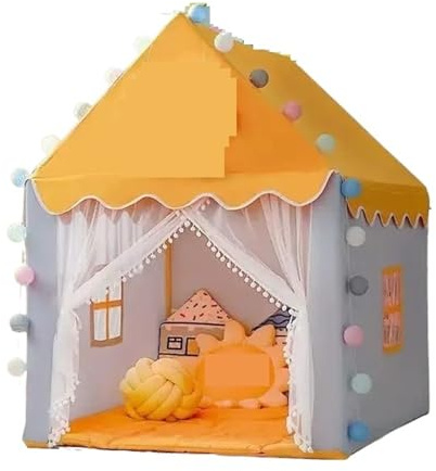 Tienda de Campaña Tienda de campaña portátil for niños, Plegable, for Jugar en la habitación los(Orange)